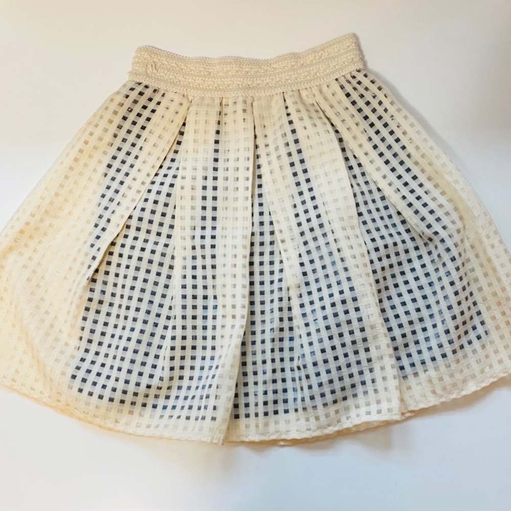 Gingham skirt